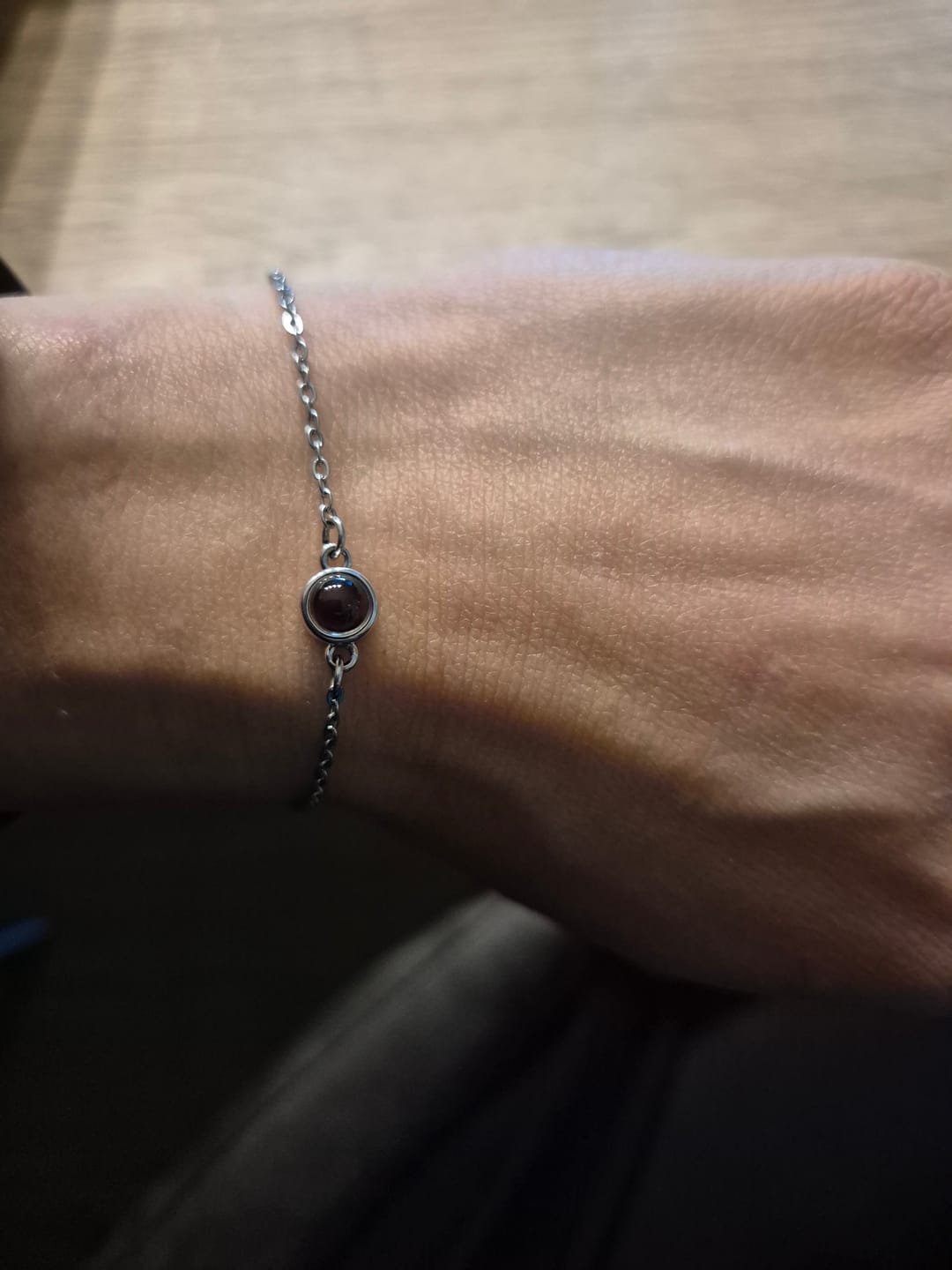 Customer photo review of Picture Personalized Bracelet