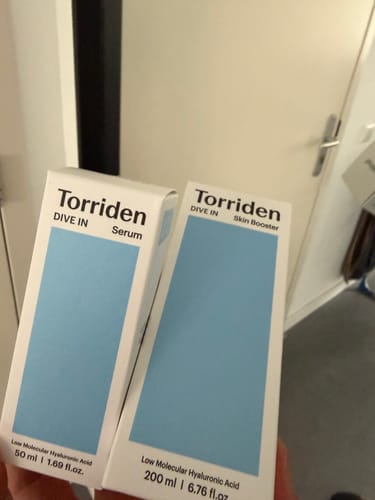 Customer photo review of Torriden – Dive-in Low Molecular Hyaluronic Acid Serum, 50ml