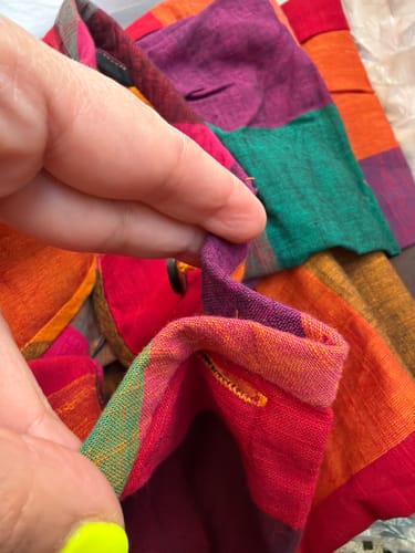 Customer photo review of FRIDA PANTS | MULTI CHEX