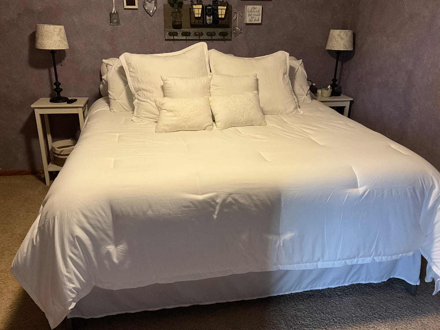 Customer photo review of Temperature Controlling Comforter