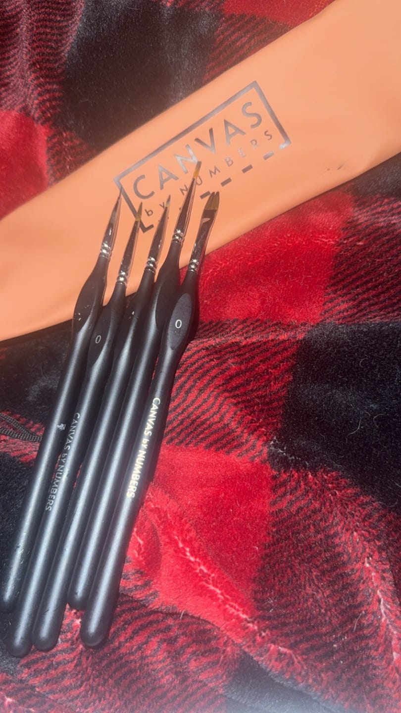 Customer photo review of Extra-Fine Detail Premium Brushes