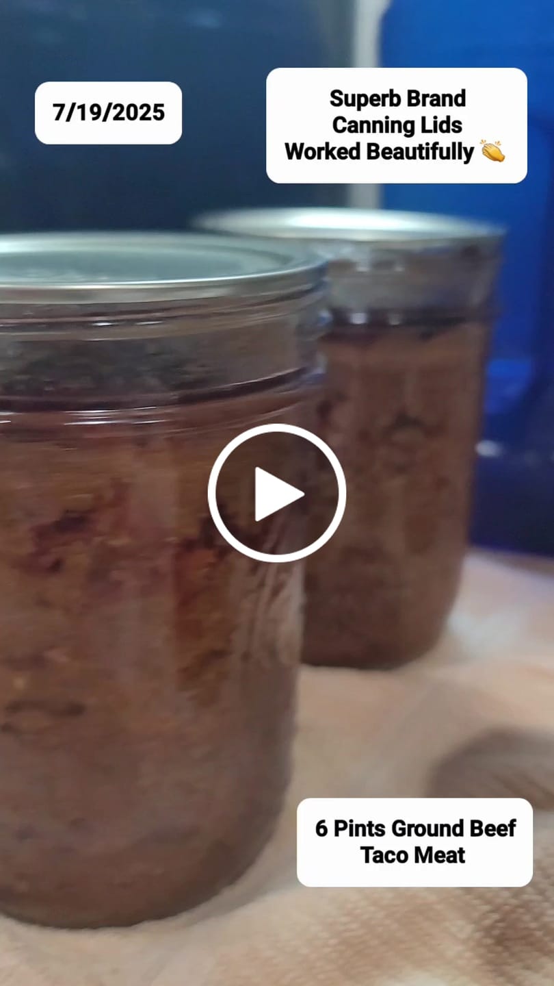 Customer video review of Bulk Wide Mouth Canning Lids - 60 Pack