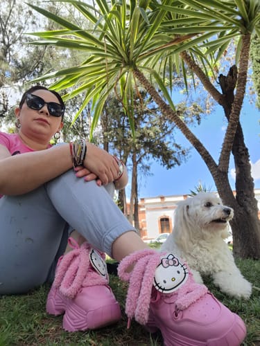 Customer photo review of HK Chunky Cotton Pink