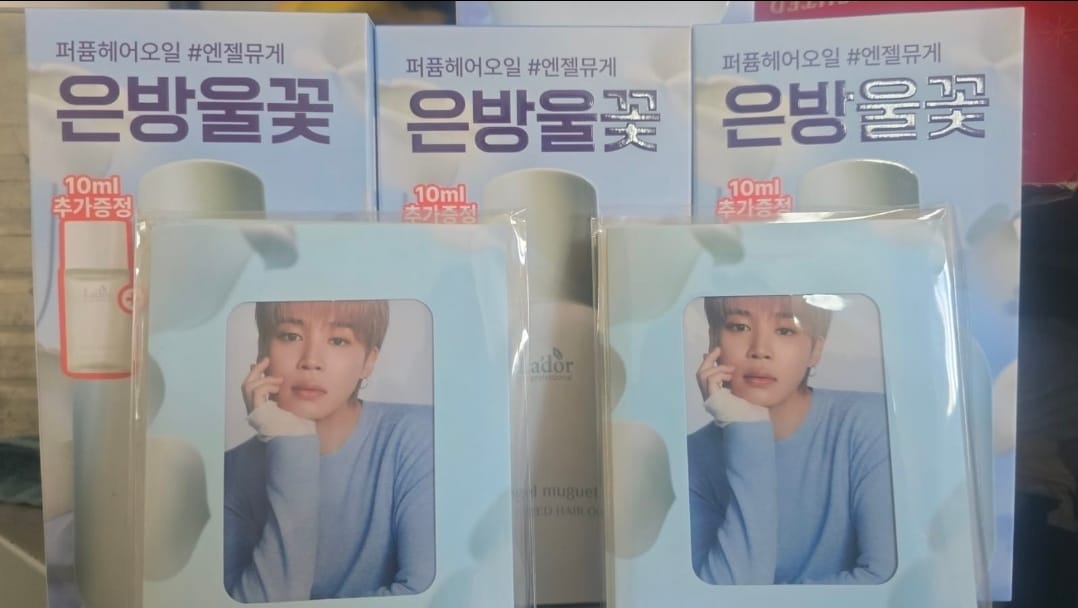 Customer photo review of [BTS JIMIN PICK] LADOR PERFUME HAIR OIL 80ml