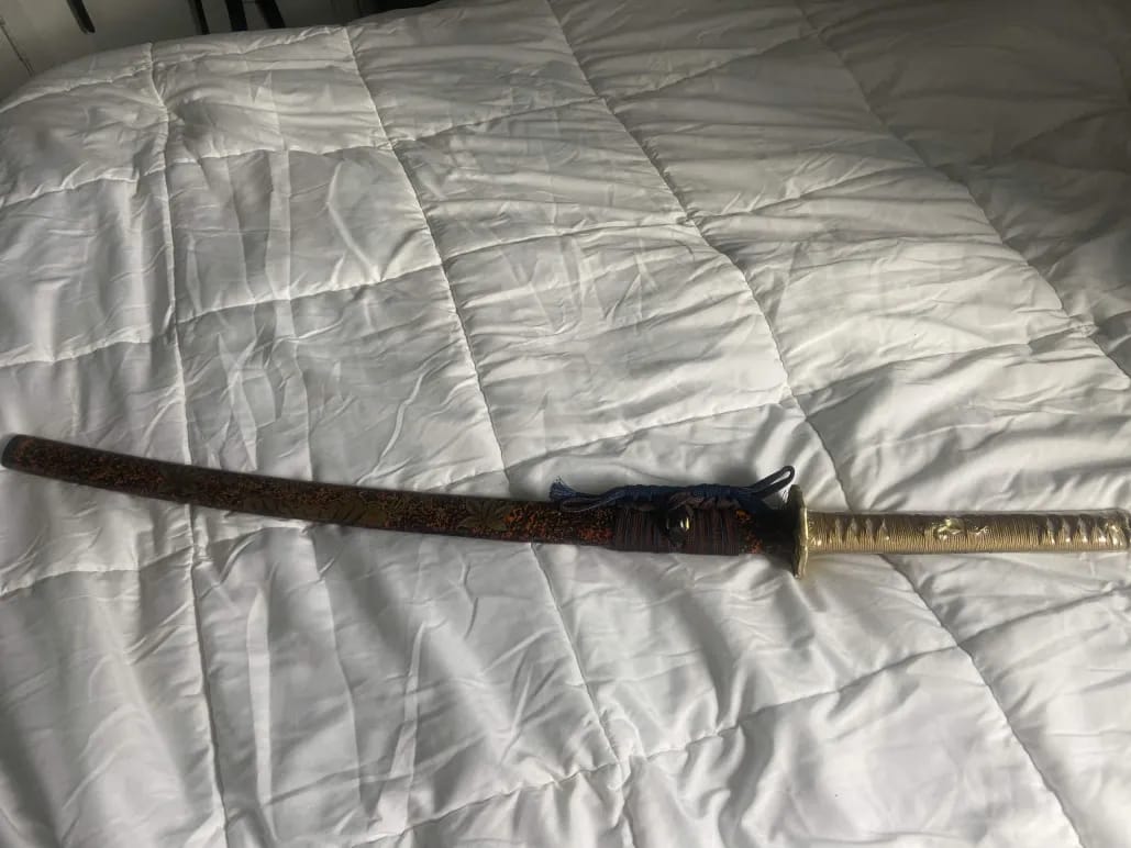 Customer photo review of Custom Your Own Katana
