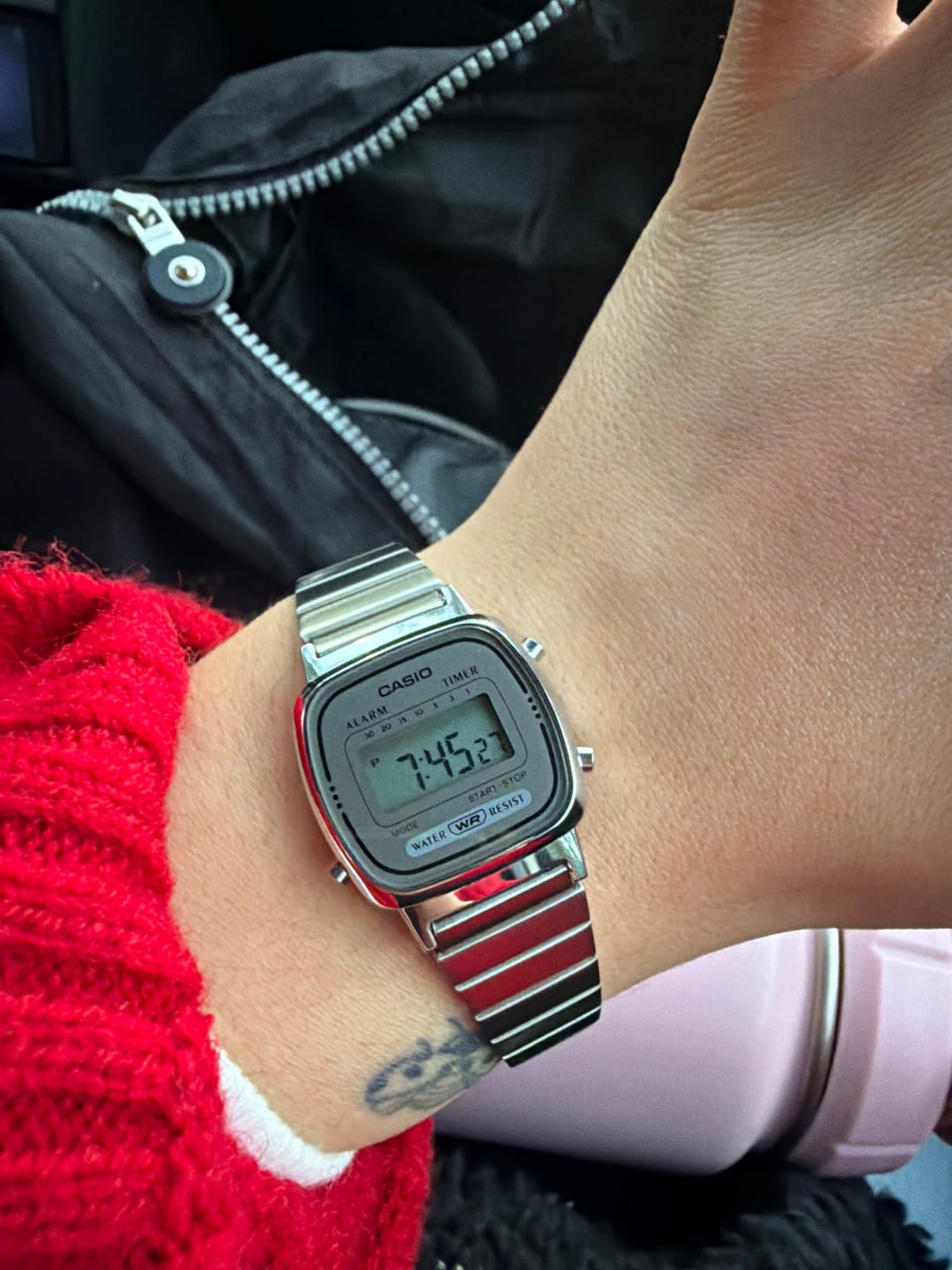 Customer photo review of Reloj Casio Vintage LA670WA-7DF Plateado