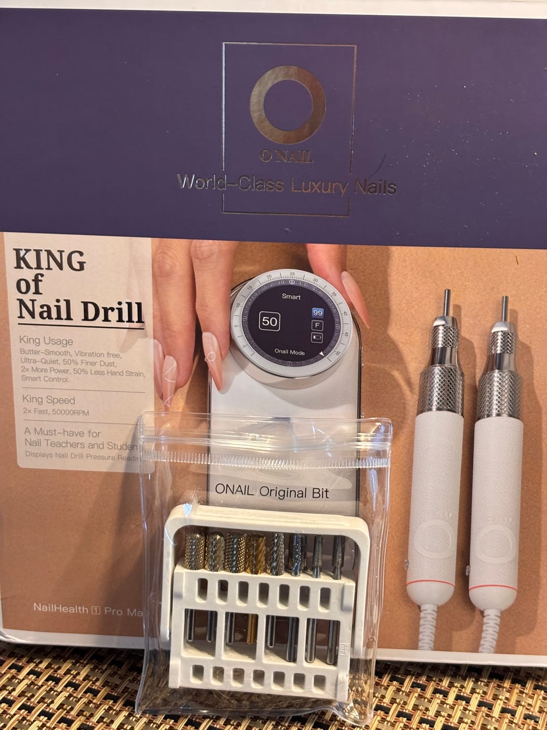 Customer photo review of Professional Nail Drill Bit – Perfect Match for Nail Drill
