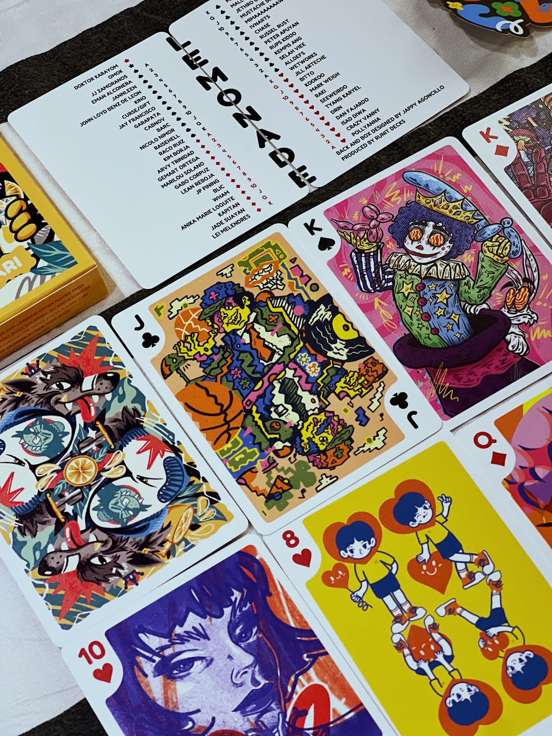 Customer photo review of Bicycle Sari-Sari Lemonade Playing Cards