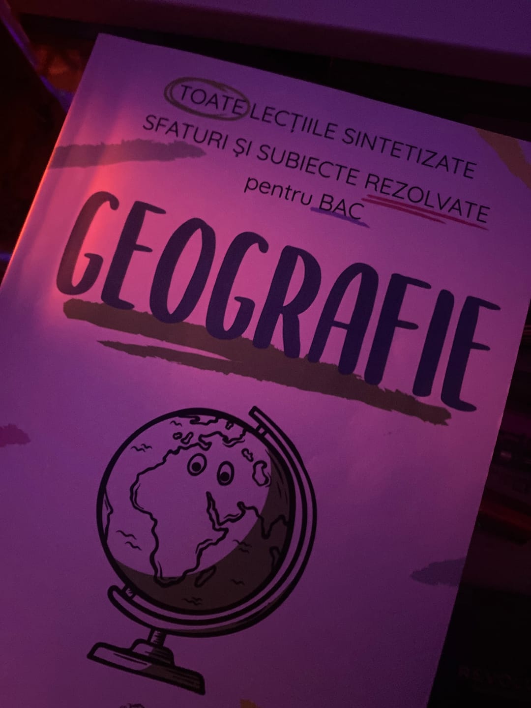 Customer photo review of Carte Geografie Bacalaureat Bacademia