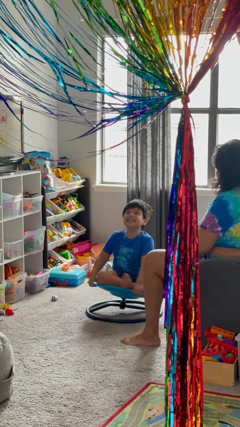 Customer photo review of Orbito™ Sensory Spinning Chair
