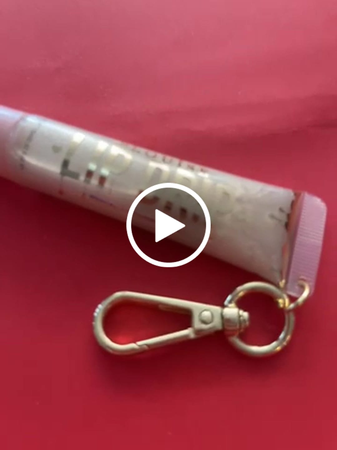 Customer video review of P.Louise Lip Drip Keychain Lip Gloss