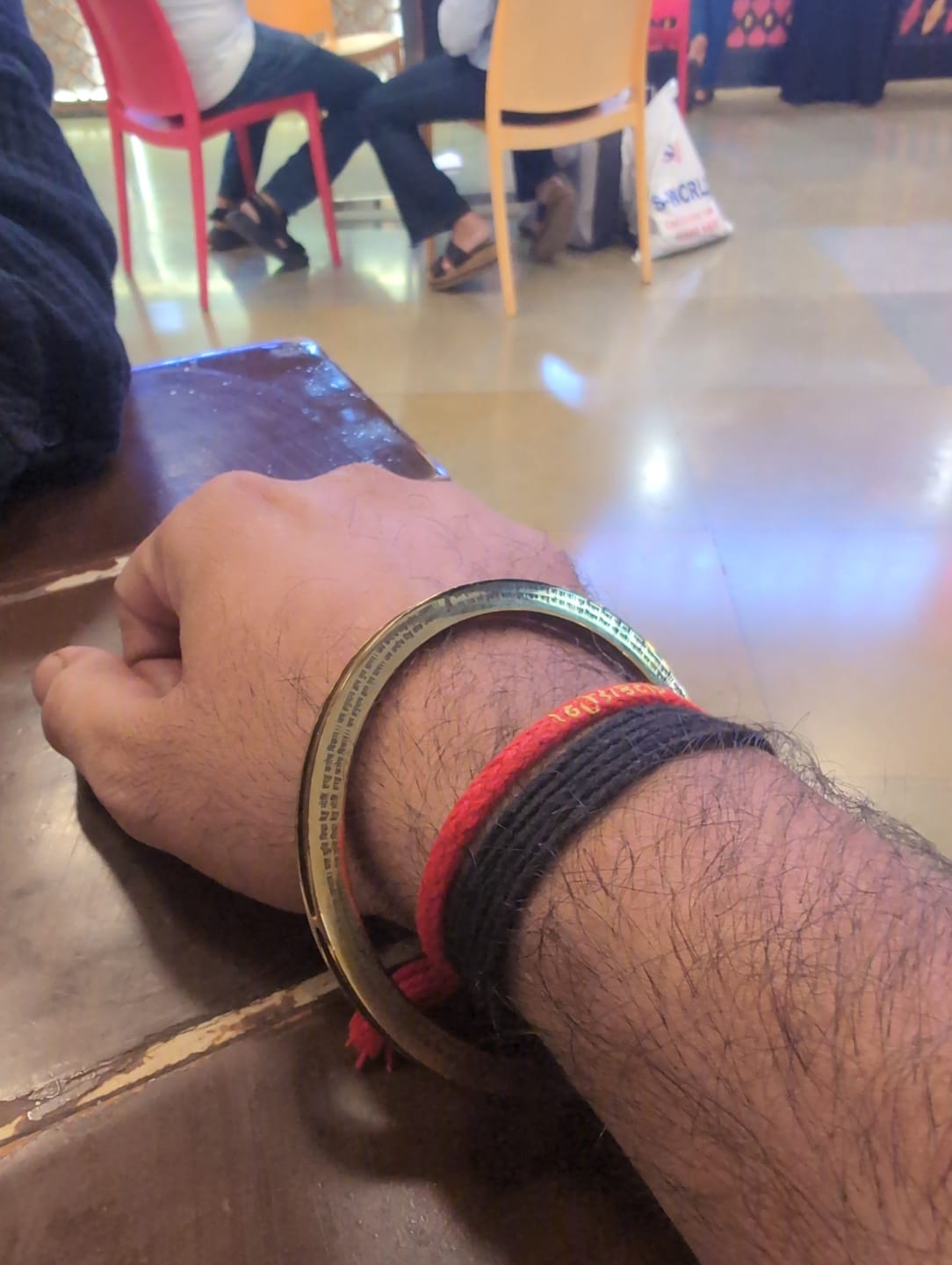 Customer photo review of Hanuman Chalisa Shakti Kada
