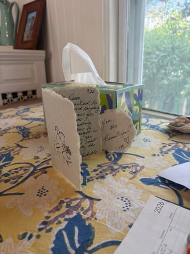 Customer photo review of Lovely Illustration Cards Wooden Box Bundle