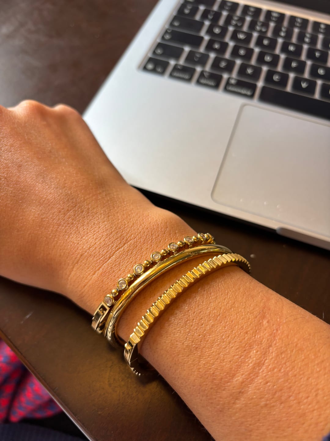 Customer photo review of Classic Oval Bangle