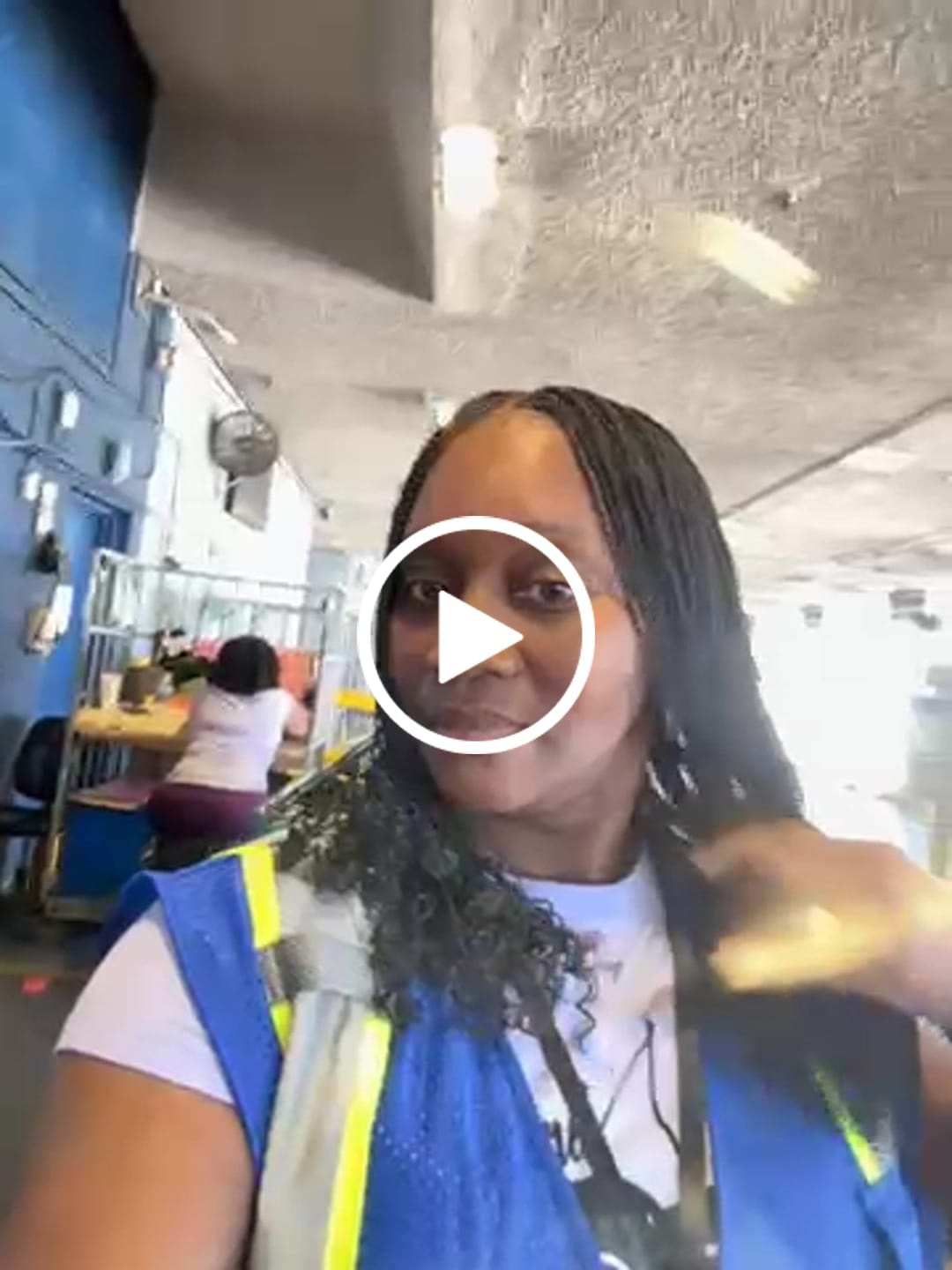 Customer video review of Tina - Senegalese Mini Twist Braided Wig 14" Full Hand-tied Swiss HD Lace With Curly Ends - Human Baby Hair