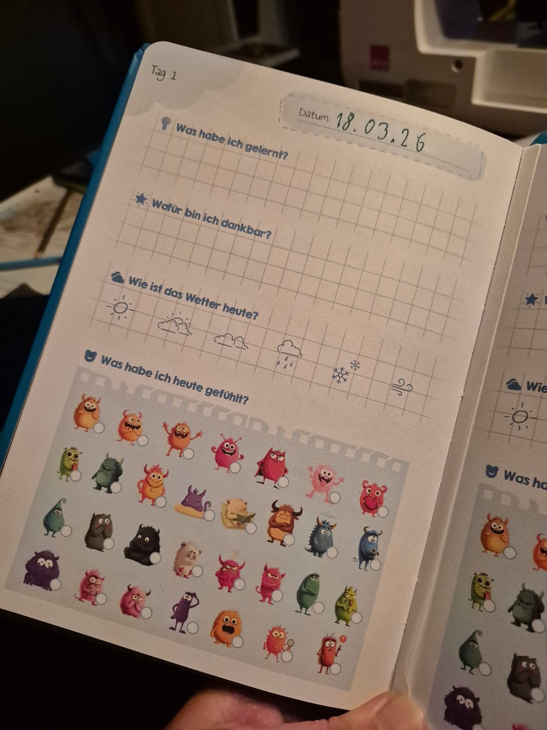 Customer photo review of Edubini Gefühlstagebuch für Kinder