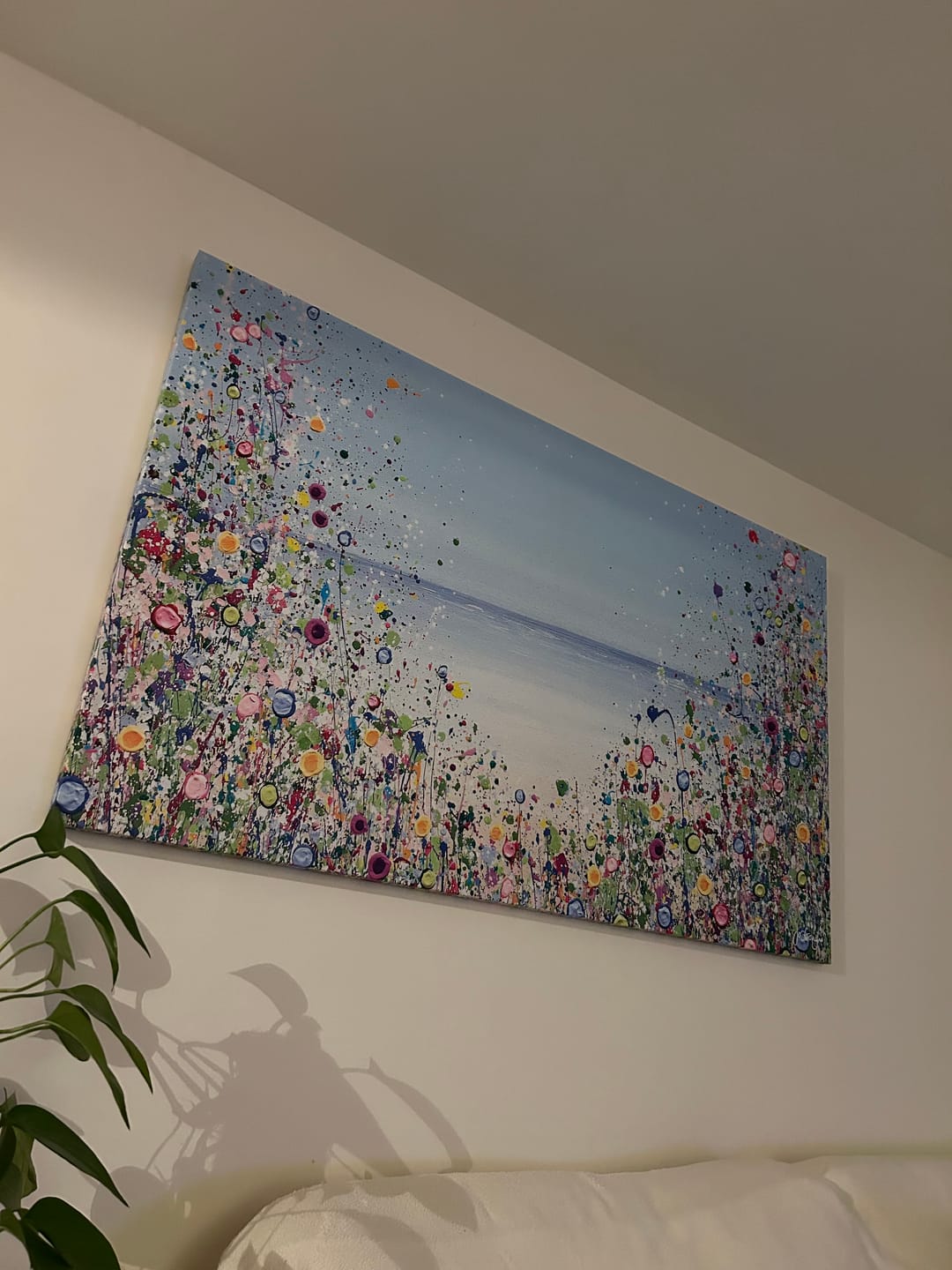 Customer photo review of My Happy Place Canvas Print