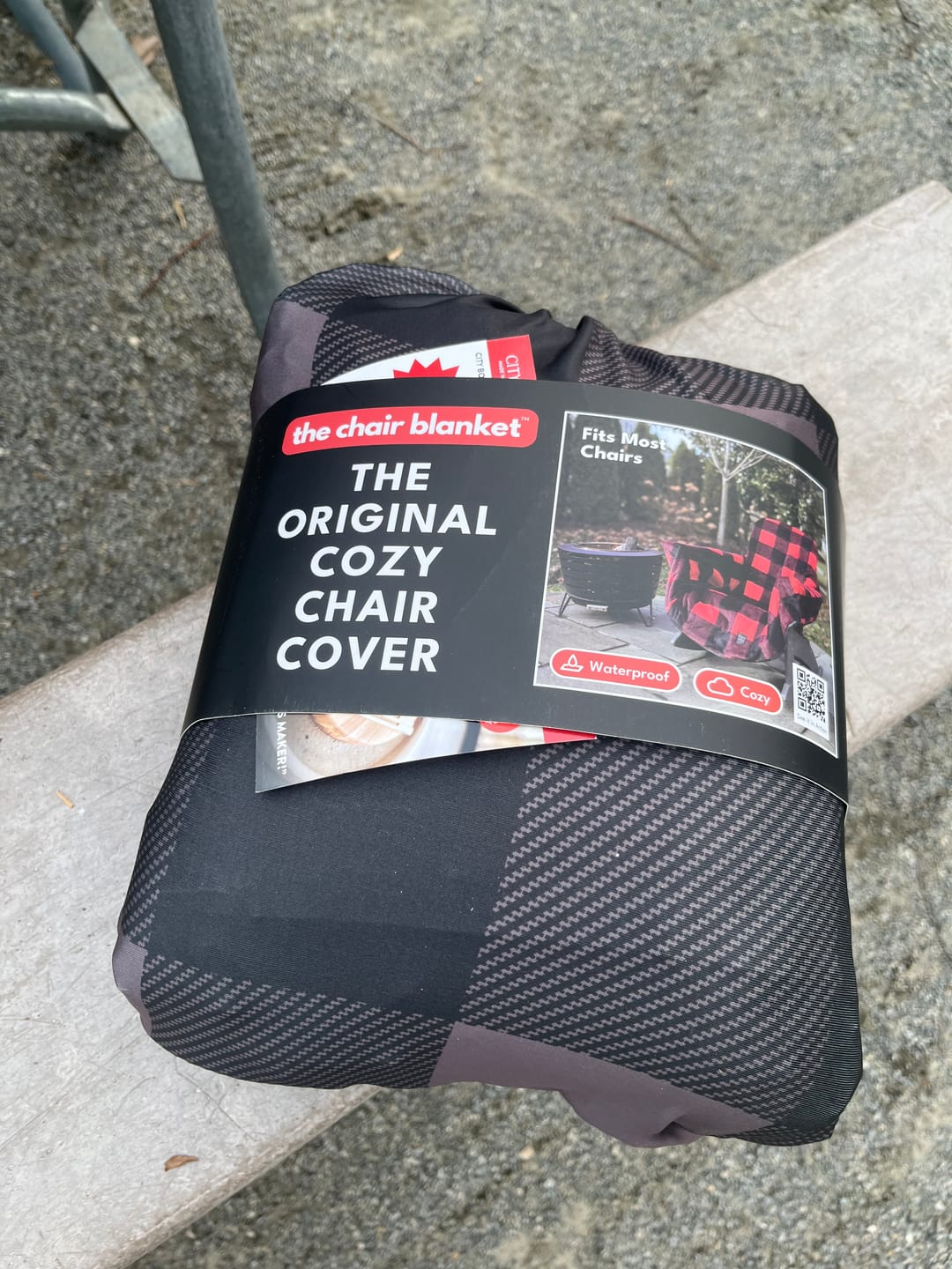 Customer photo review of The Chair Blanket
