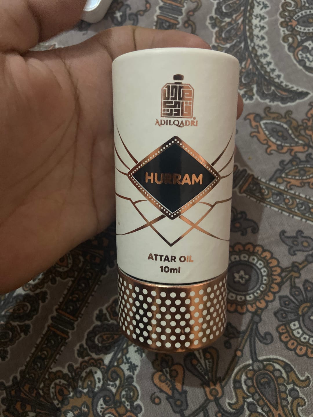 Customer photo review of Hurram Attar Perfume 10ml