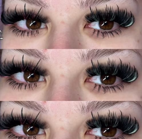 Customer photo review of Bomb Glue 0.1-0.3s Fast Drying Extremely Strong Lash Adhesive