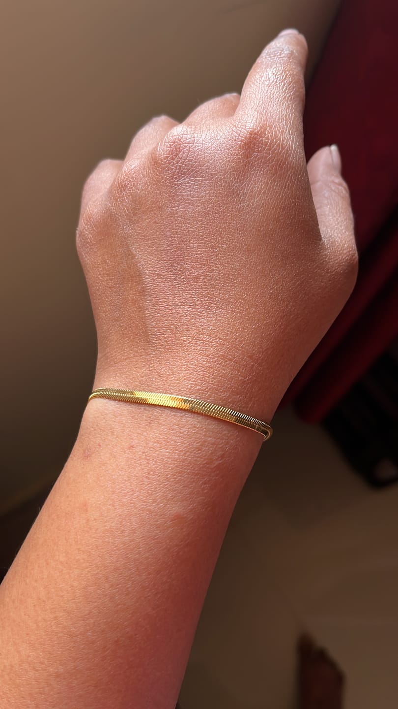 Customer photo review of Silk Chain Bracelet