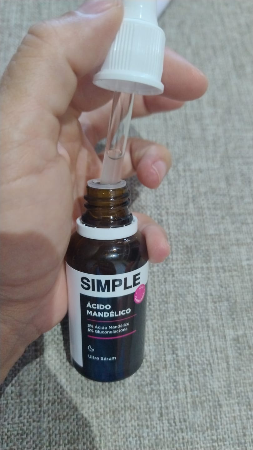 Customer photo review of Ultra Sérum Ácido Mandélico