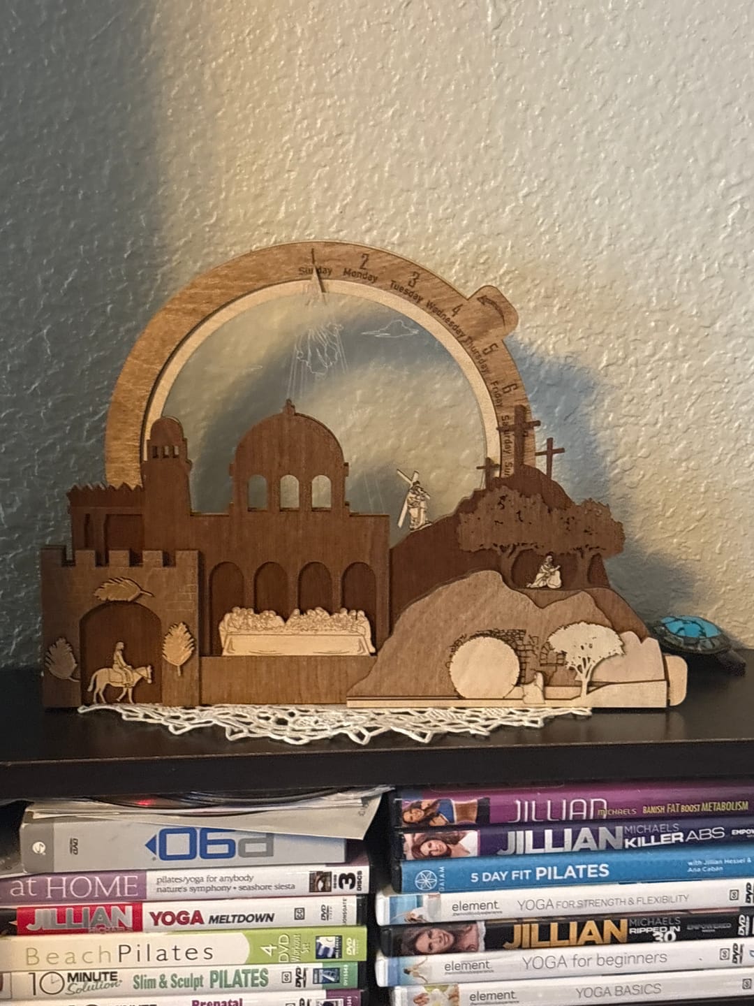 Customer photo review of Easter Creche Countdown | Light-Up + Music Display