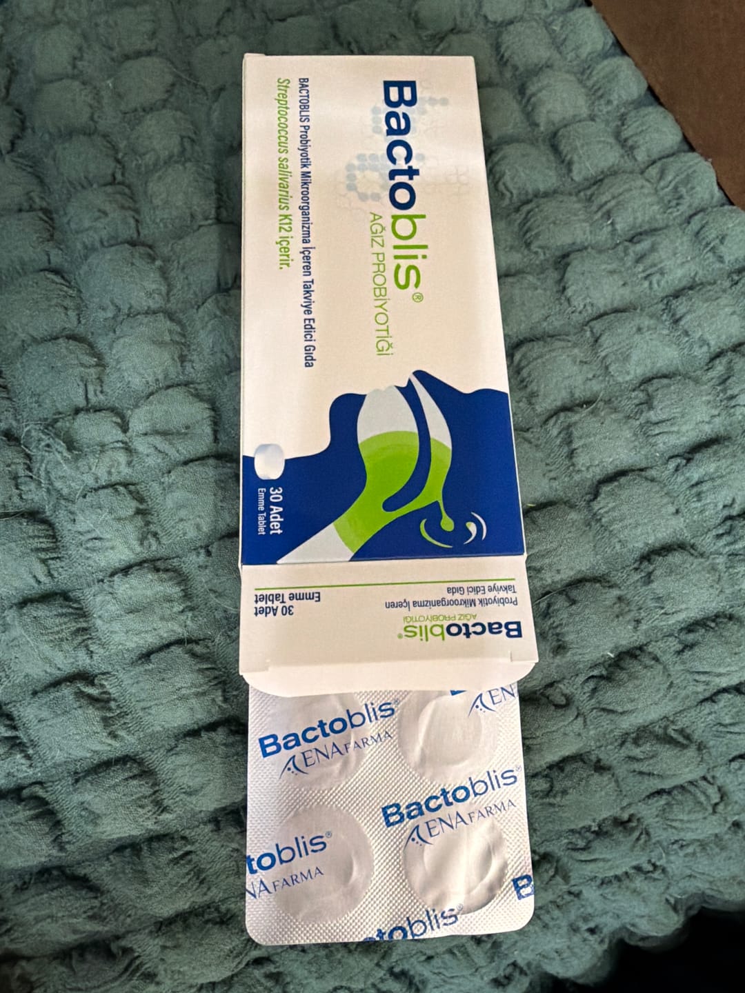 Customer photo review of Bactoblis Oral Probiotic 30 Suction Tablets