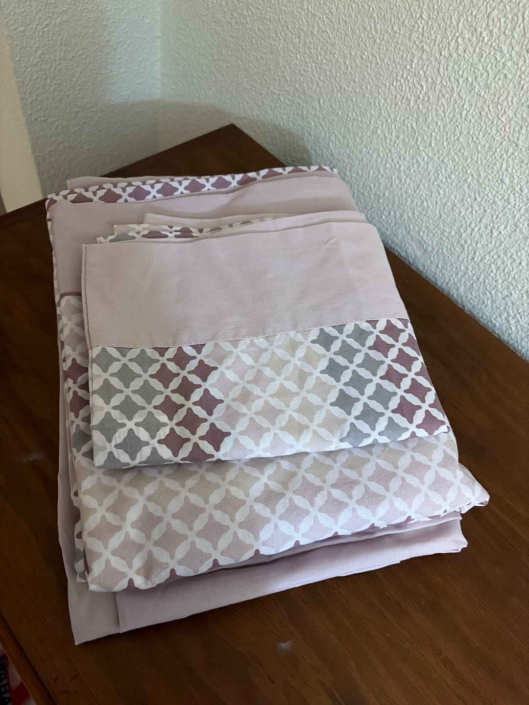 Customer photo review of Juego de Sábanas Verano Poliéster/Algodón: CLARA