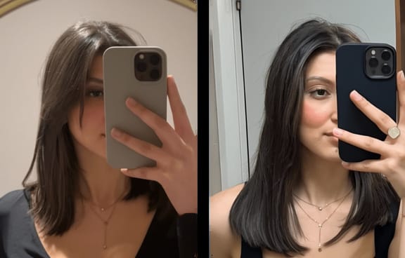 Customer photo review of Sérum de croissance pour cheveux (1 mois)
