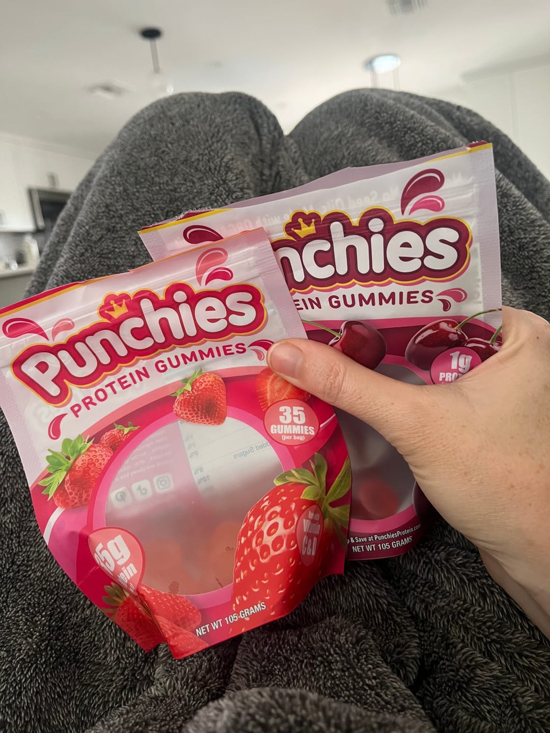 Customer photo review of Protein Gummies for Kids