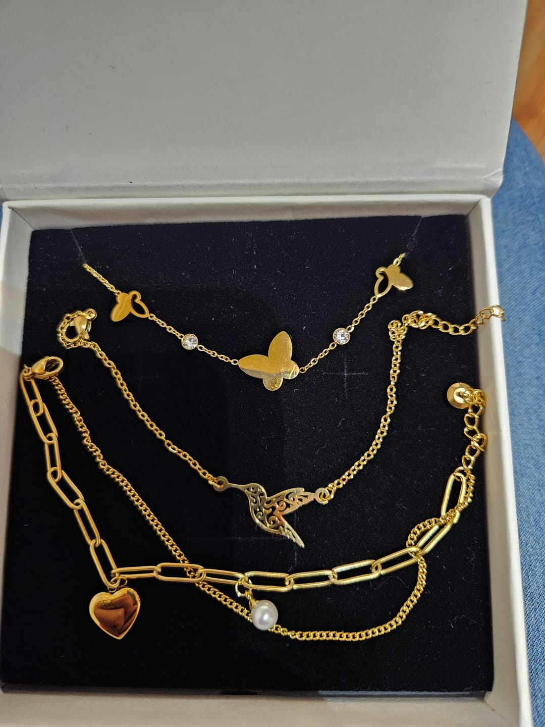 Customer photo review of Set Golden Butterfly