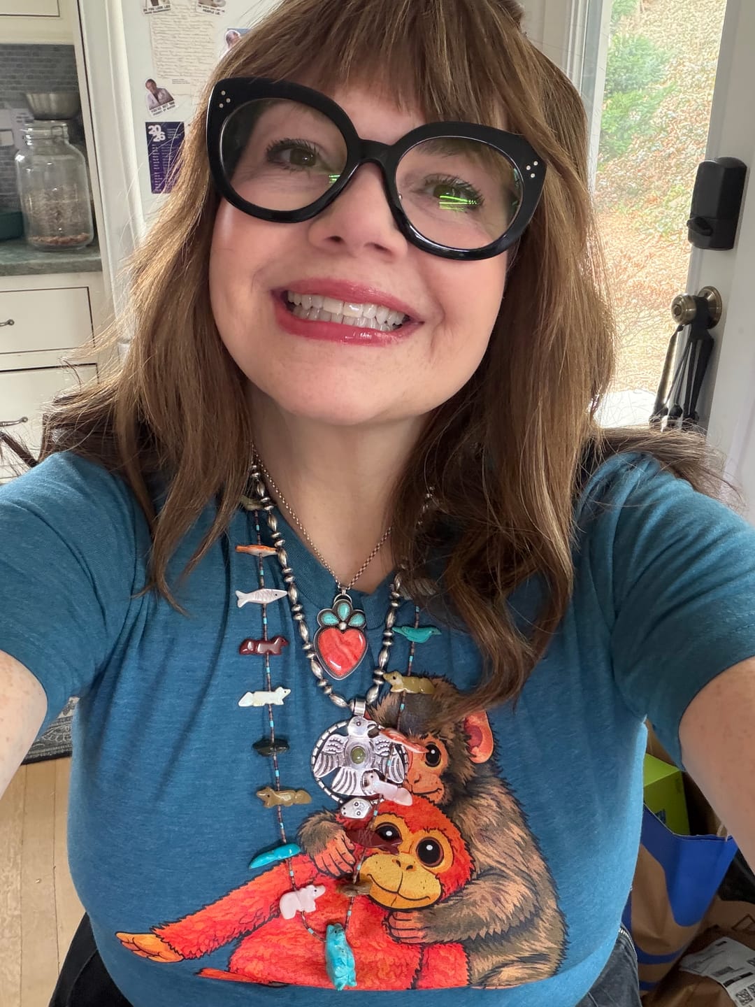 Customer photo review of Punch Baby Monkey Unisex T-Shirt