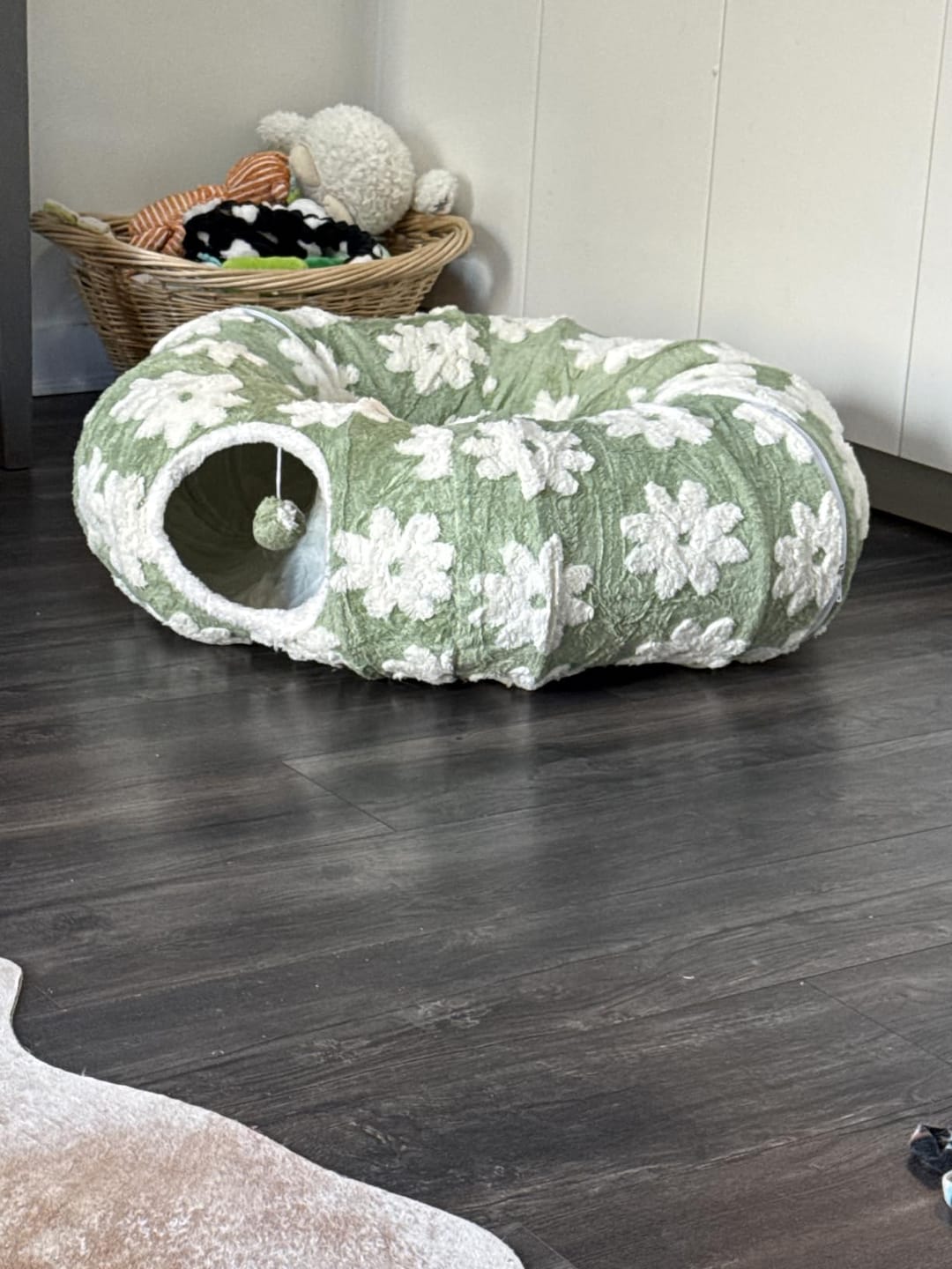 Customer photo review of Dachshund Tunnel Bed