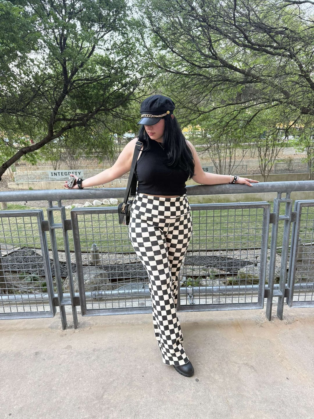 Customer photo review of Reckless Lounge Pant - Checker