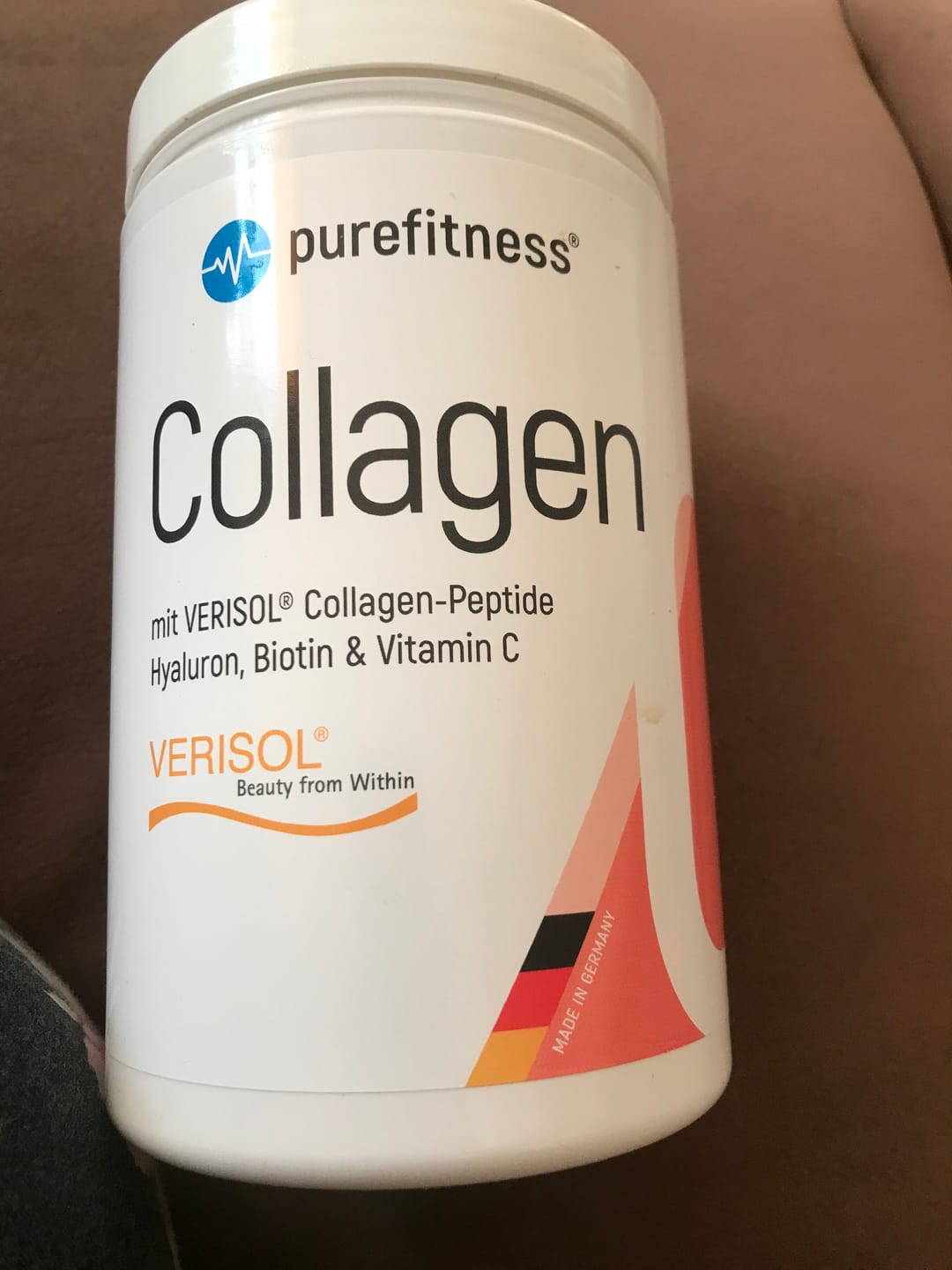 Customer photo review of Purefitness VERISOL® Kollagen – 600g 4-in-1 Komplex