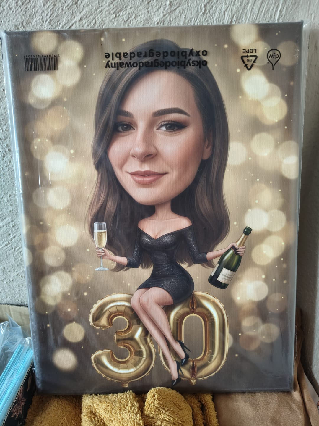 Customer photo review of Szampańskie Urodziny - Karykatura ze zdjęcia