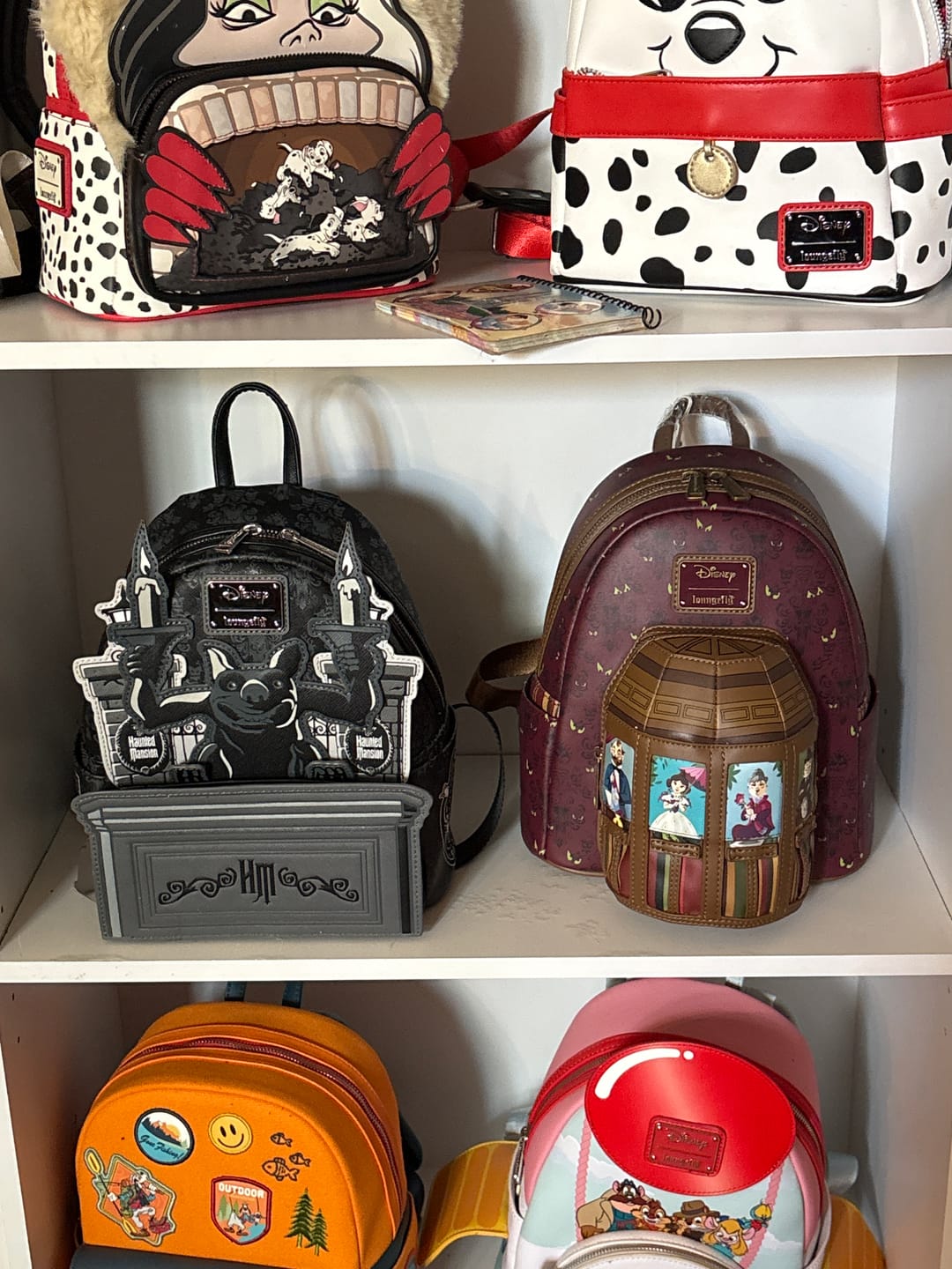 Customer photo review of Loungefly Disney Haunted Mansion Moving Portraits Mini Backpack