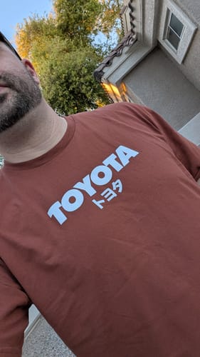 Customer photo review of JDM Toyota T Shirt- Clay
