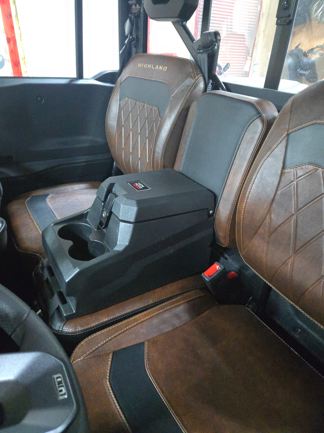 Customer photo review of Bench Seat Center Console for CFMOTO UFORCE 1000/1000XL