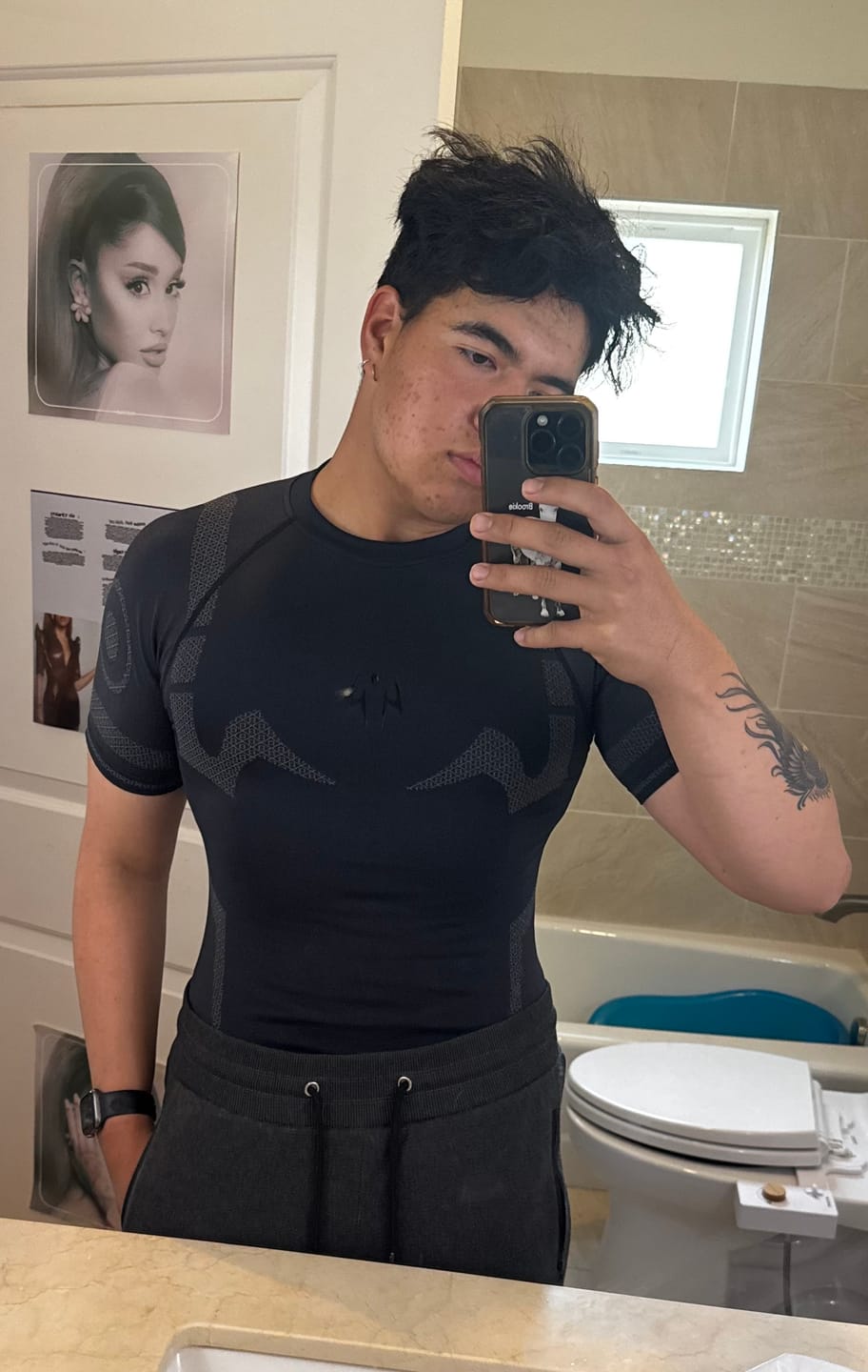Customer photo review of King of Curses Compressions Tee