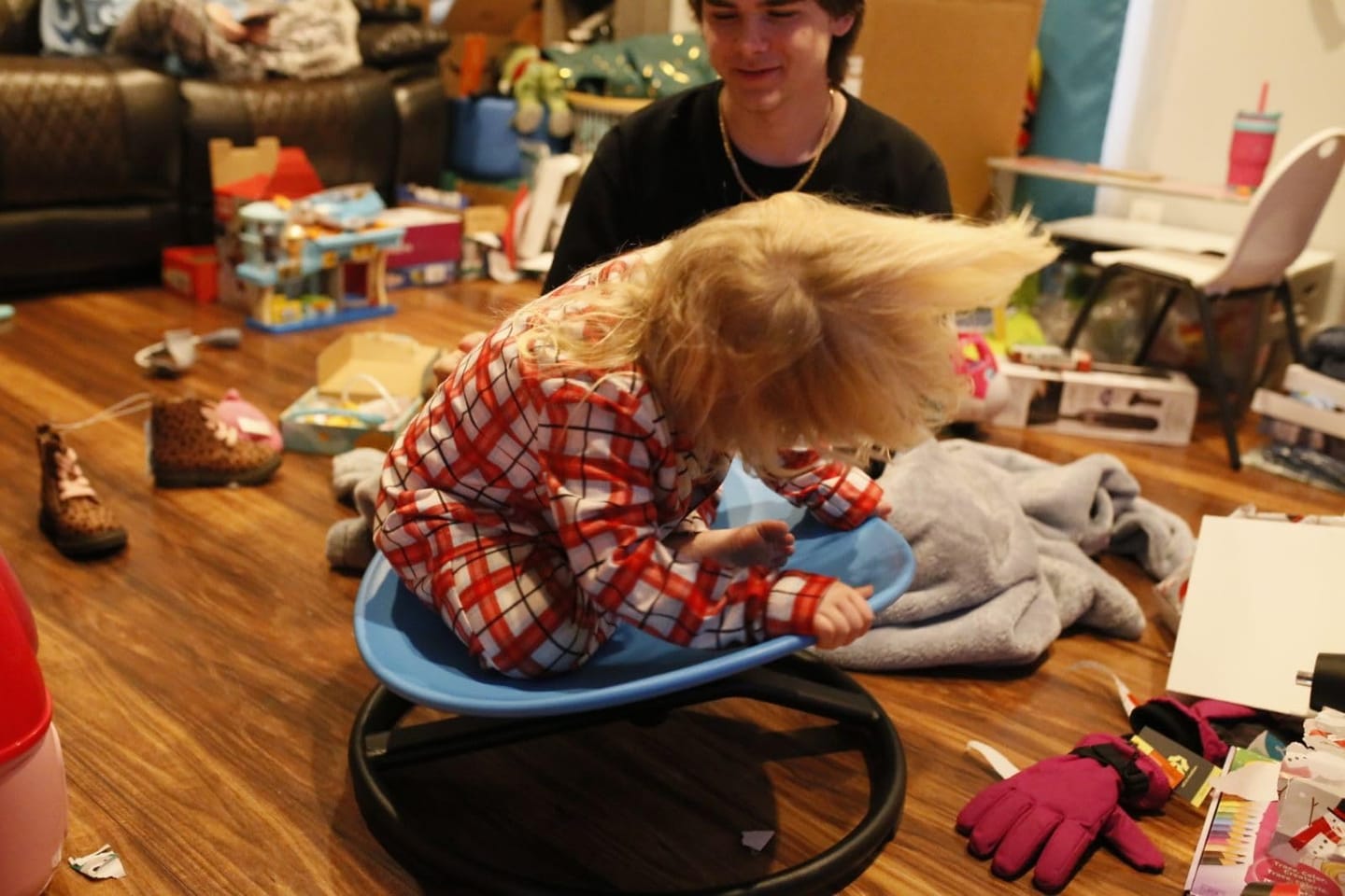 Customer photo review of Orbito™ Sensory Spinning Chair