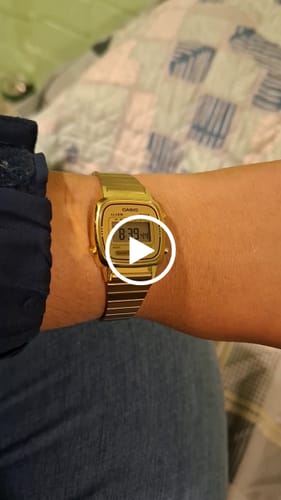 Customer video review of Reloj Casio Vintage LA670WGA-9SDF Dorado