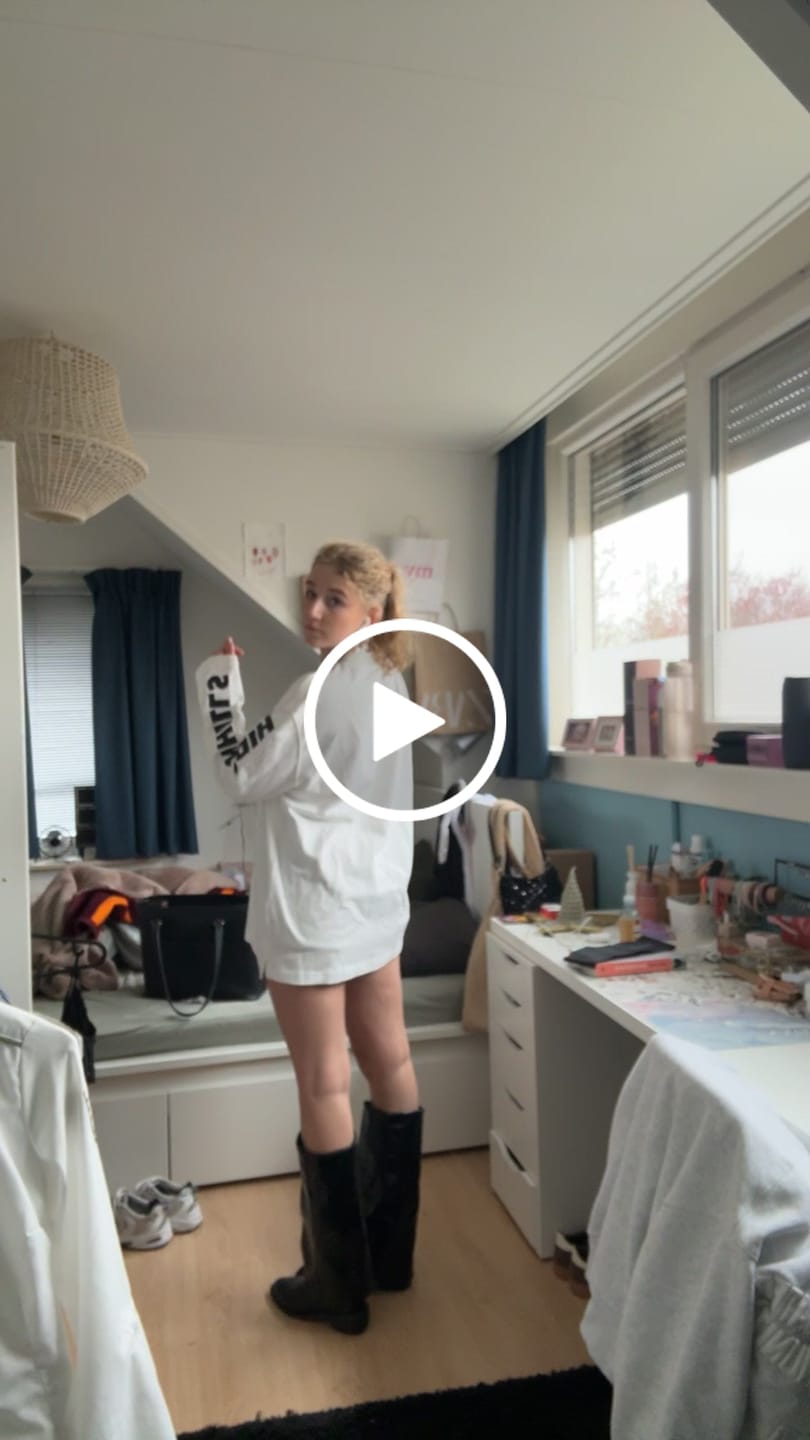 Kundenvideo-Bewertung von LONGSLEEVE T-SHIRT WHITE