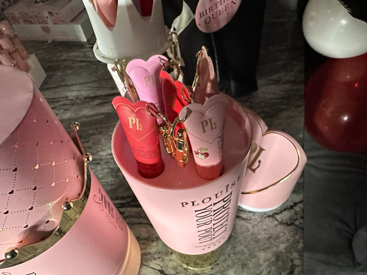 Customer photo review of Protect Your Pout and Stay Shining Lip Oil XL PR Duo