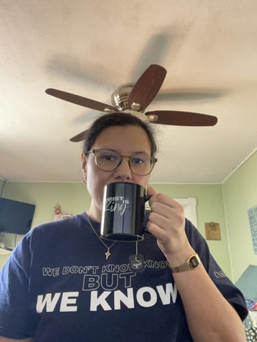 Customer photo review of We Know T-Shirt