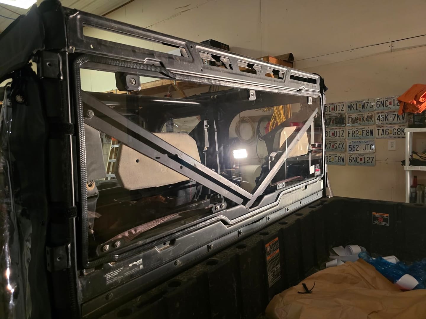 Customer photo review of Hard Coated Rear Windshield for Polaris Ranger XP/Crew