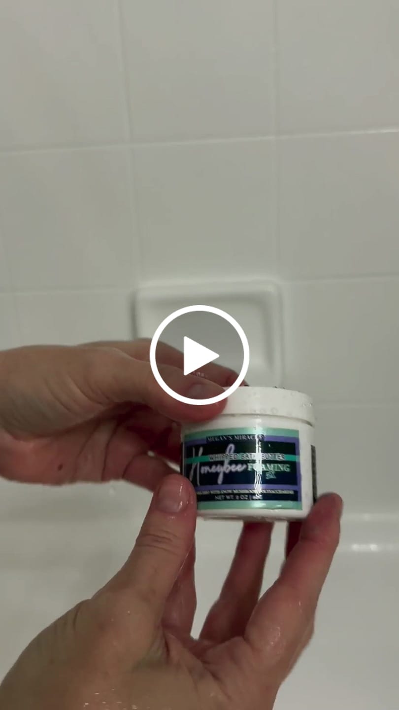 Customer video review of Honeybee Foaming Bath Butter