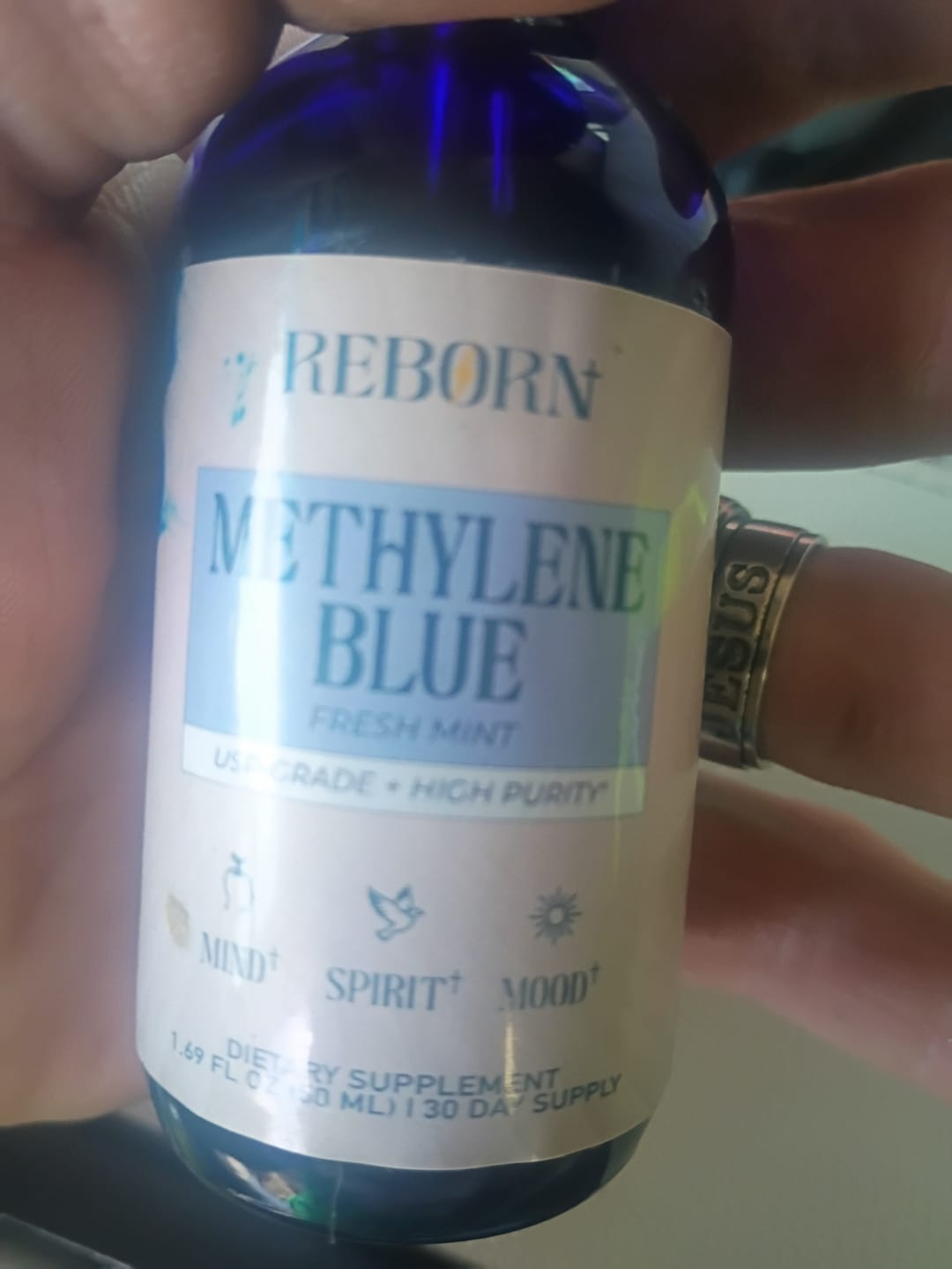 Customer photo review of Methylene Blue Tincture