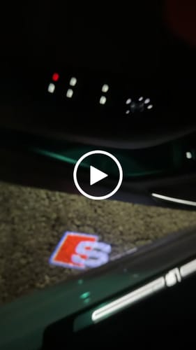 Customer video review of AUDI DOOR LIGHTS